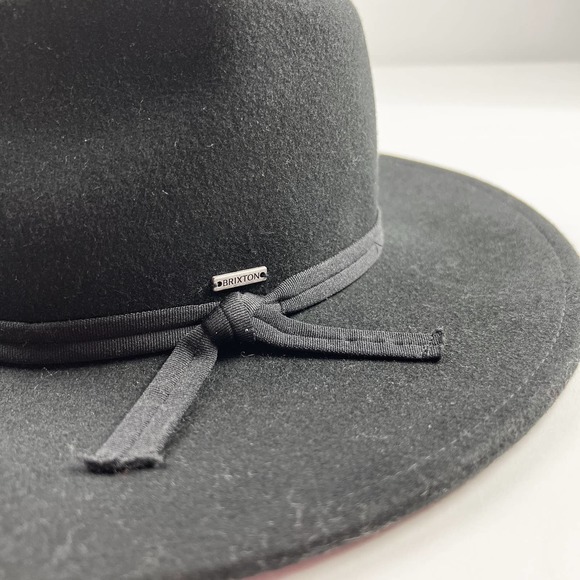 New Brixton black felt wool Unisex Cowboy Cohen Hat Size XS - Picture 6 of 7
